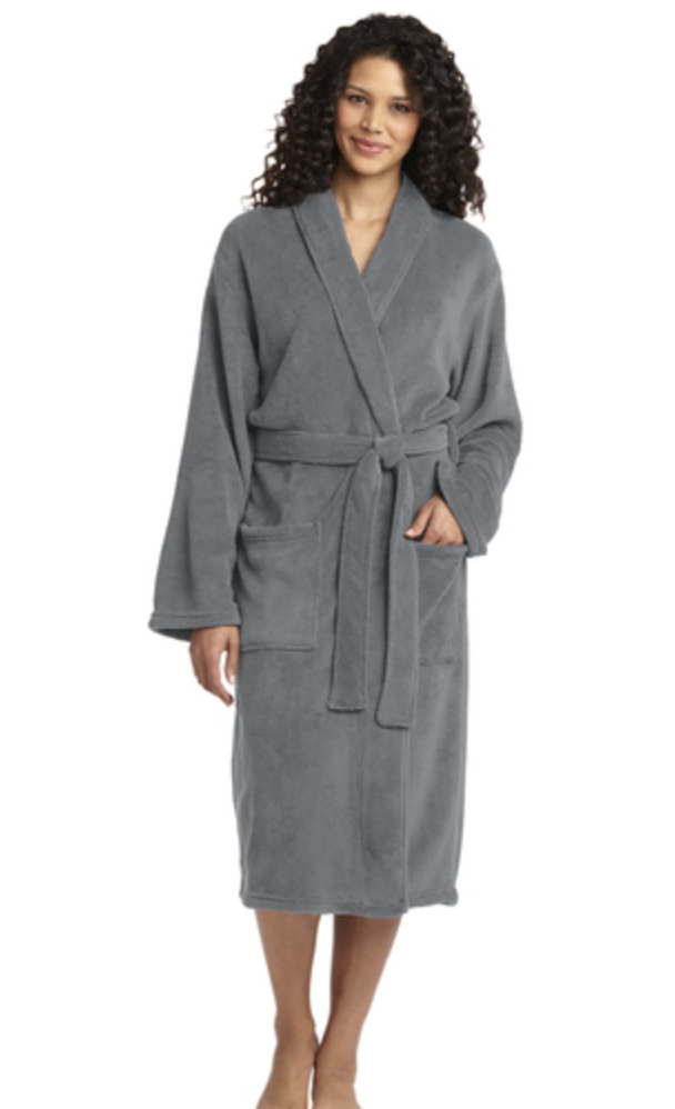 Plush Microfleece Shawl Collar Robe R102 Port Authority